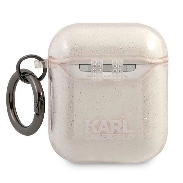 Karl Lagerfeld KLA2UKHGD AirPods decken złoty/gold Glitter Karl`s Head ab
